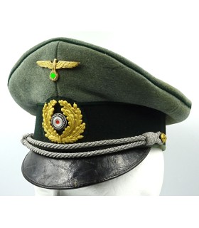 KM coastal artillery officer's visor cap