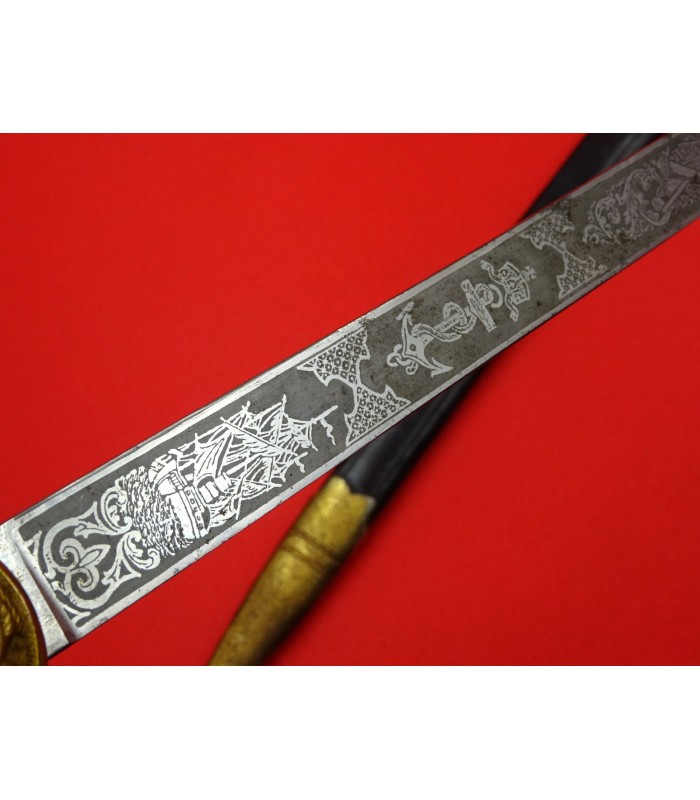 Baïonnette de cadet de la marine impériale