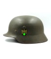 Casque Mle 35 WH double insigne
