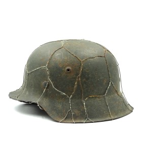 Casque Mle 42 WH grillagé