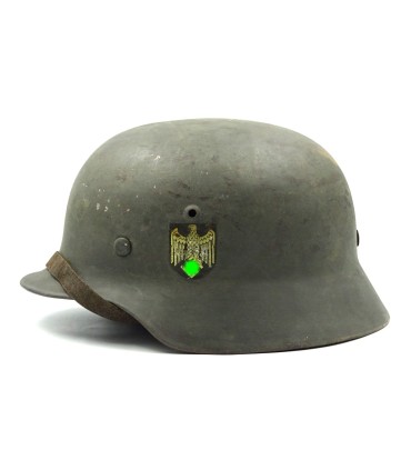 Casque Mle 35 WH double insigne