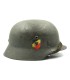 Casque Mle 35 WH double insigne