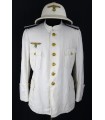 KM officer's white tunic and pith helmet