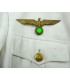 KM officer's white tunic and pith helmet