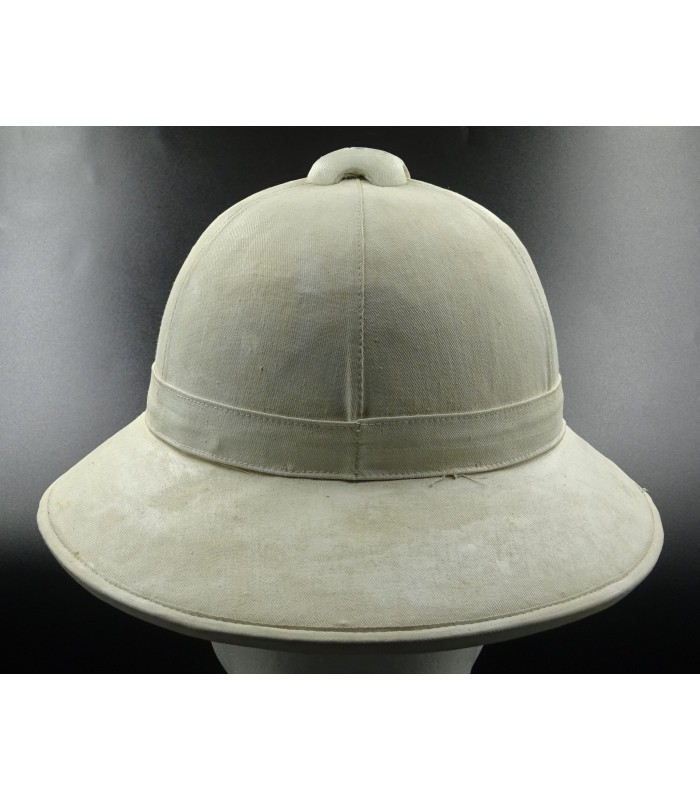 KM officer's white tunic and pith helmet