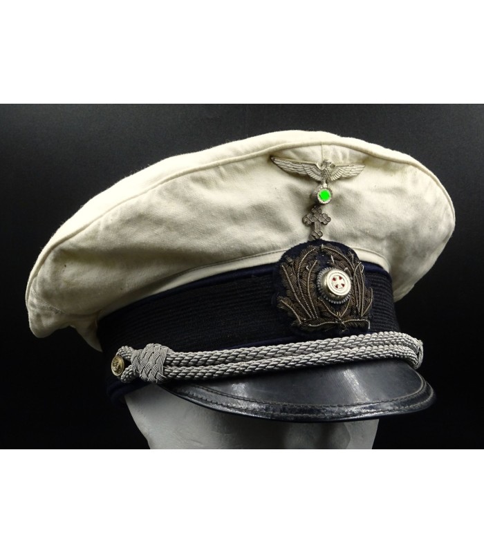 White top visor cap of a Kriegsmarine chaplain