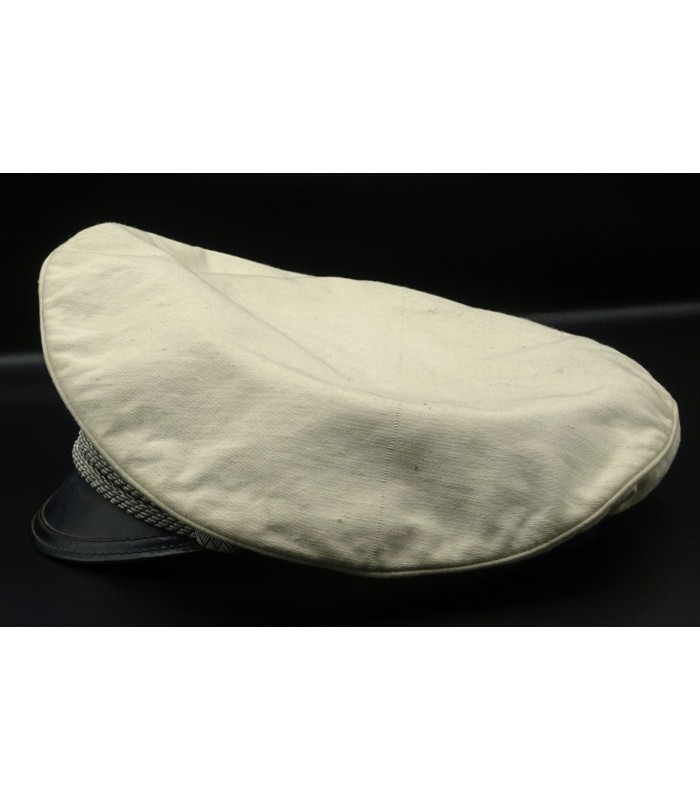Casquette à coiffe blanche d'aumônier de la Kriegsmarine