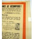 Affiche de recherche de 2 résistants