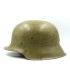 Casque Mle 42 camouflé sable