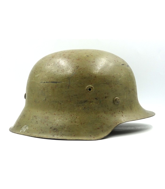 Casque Mle 42 camouflé sable