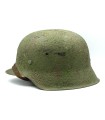 WH M42 helmet with rough-textured finish