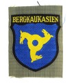 Ecusson Bergkaukasien de volontaire étranger dans la Wehrmacht