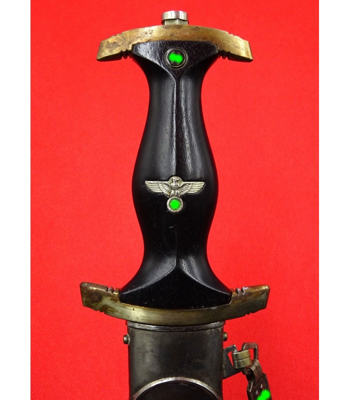 SS M36  chain dagger with SS membership number