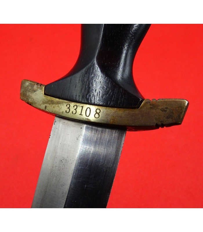 SS M36  chain dagger with SS membership number