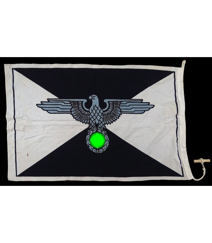 SS high ranking officer's car pennant, reproduction