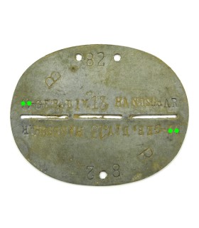 Plaque d'identité SS-Handschar 