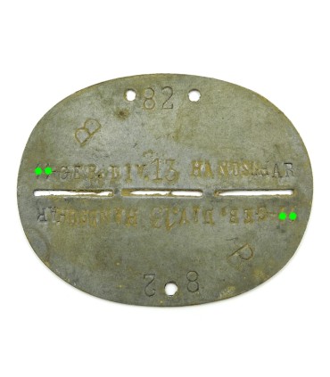 Plaque d'identité SS-Handschar 