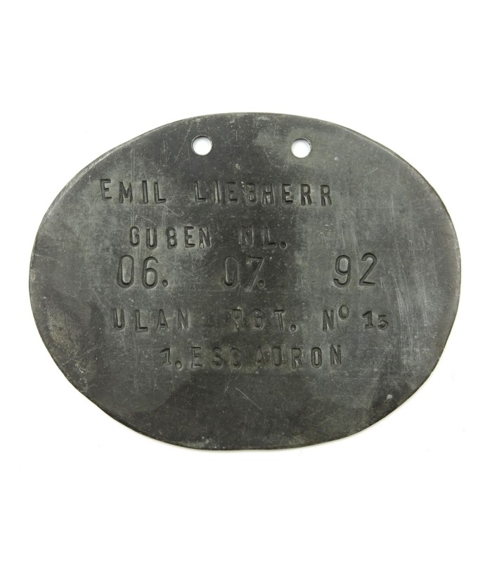 WW1 Uhlan ID tag