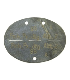 LW paratrooper ID tag