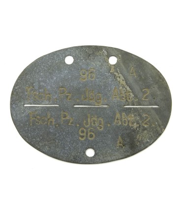 Plaque d'identité LW parachutiste 