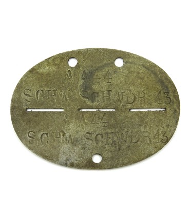 Plaque d'identité WH Hoch und Deutschmeister 