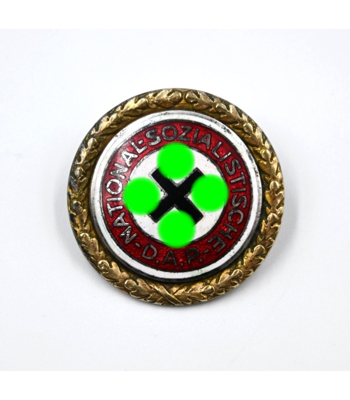 Insigne or de membre du NSDAP d'un officier SS