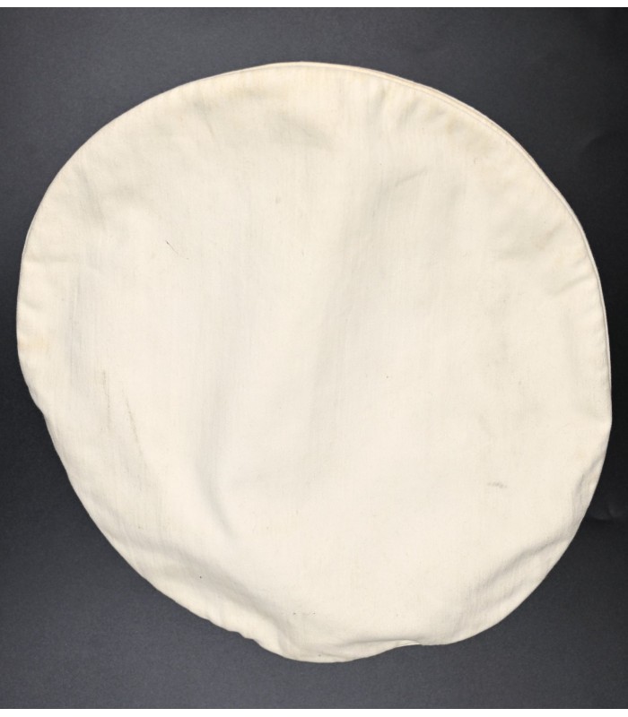 White top police visor cap