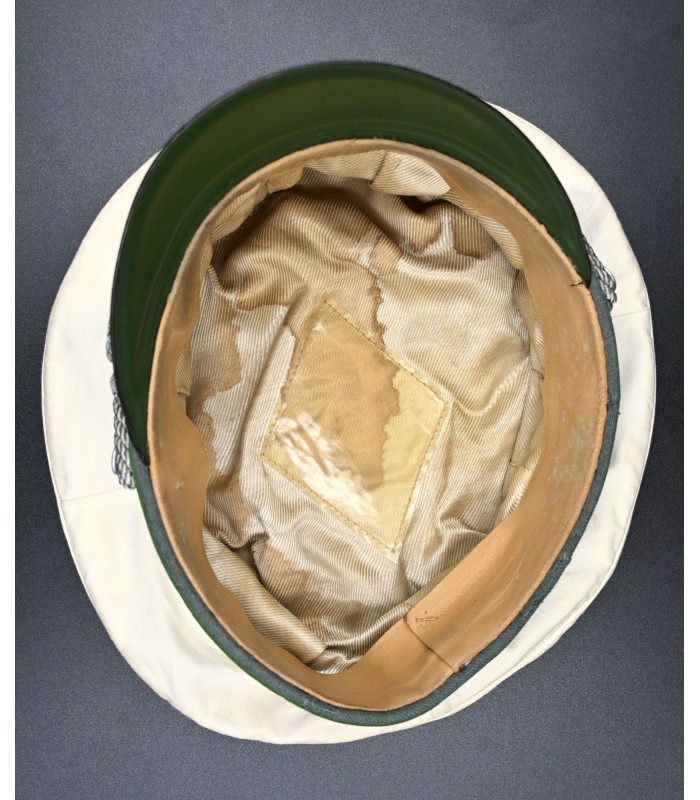 Casquette blanche d'officier de la Polizei