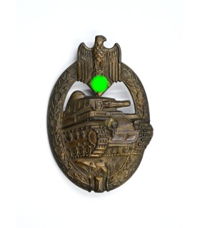 Insigne Panzer bronze