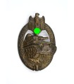 Insigne Panzer bronze