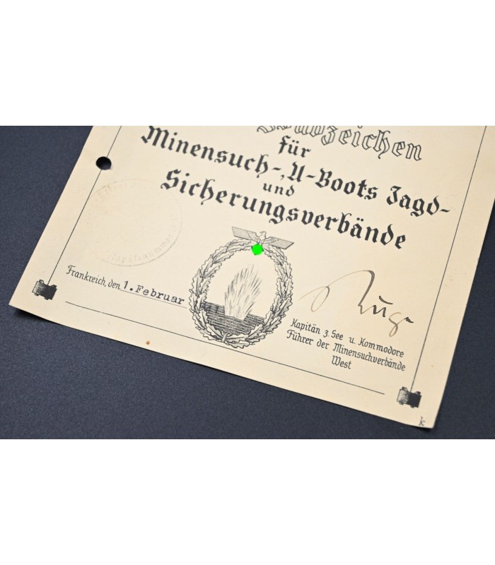 Insigne de dragueur de mines KM