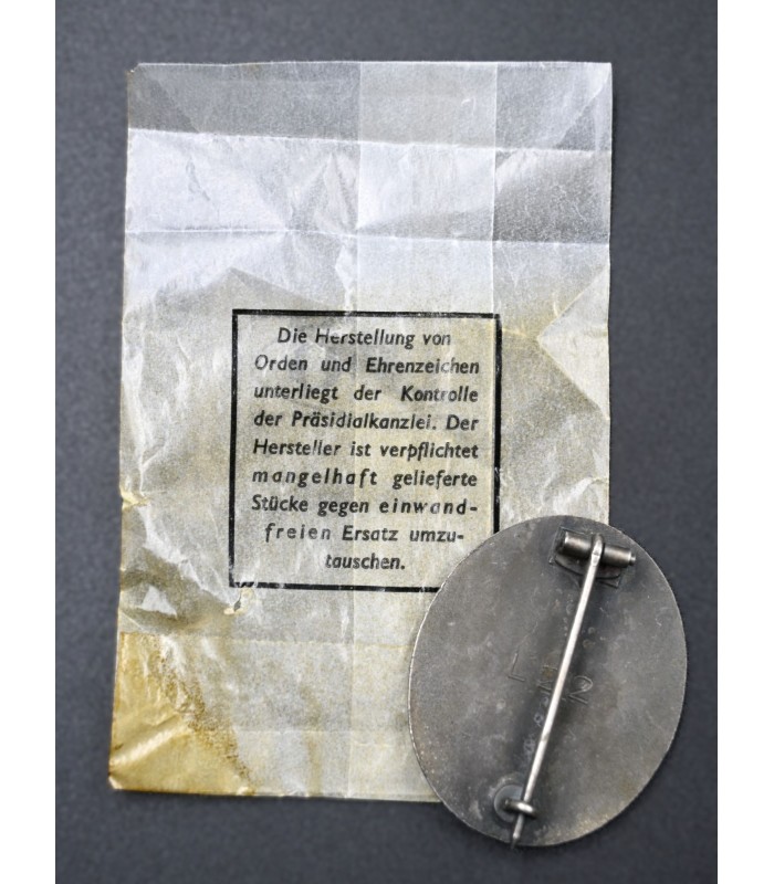 Wounded badge 1939 silver