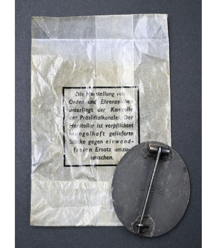 Insigne argent des blessés 1939