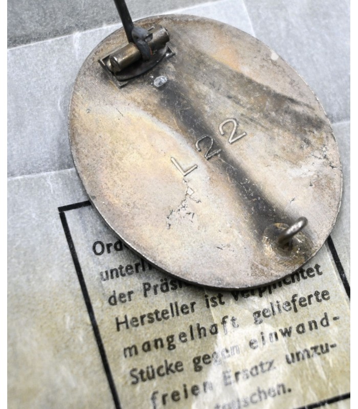 Wounded badge 1939 silver