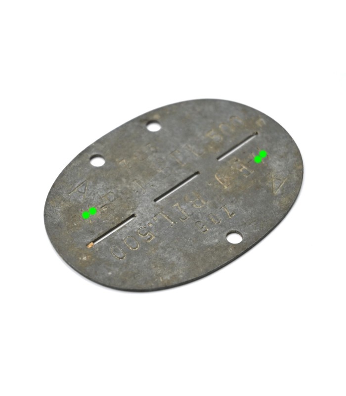 Waffen-SS paratroop ID tag