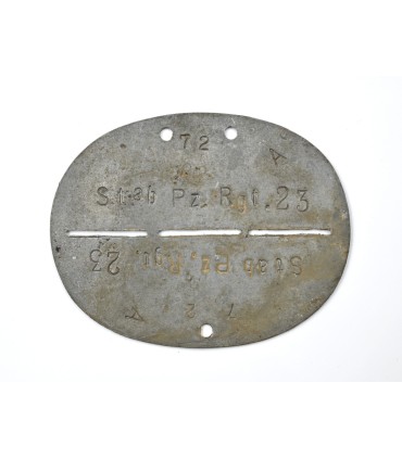 Plaque d'identité WH Panzer 