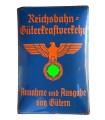Plaque émaillée Reichsbahn