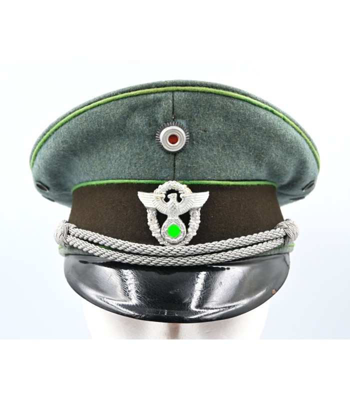 Police officer's visor cap