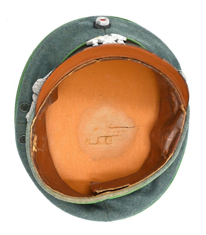 Casquette d'officier de la Polizei