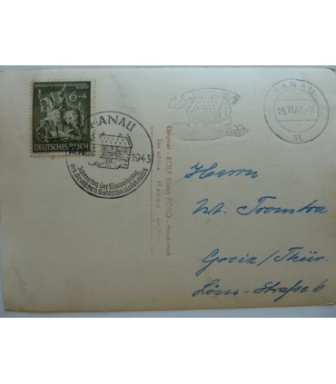 Carta postal. Antiguas ciudades alemanas