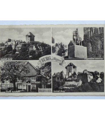 Postkarte. Alte deutsche Städte