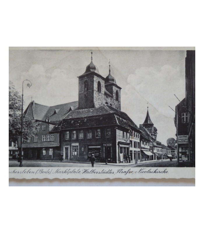 Carte postale. Anciennes villes allemandes