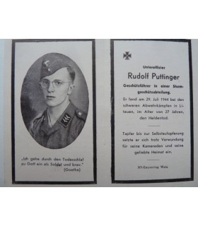 Overlijdensberichten van de Wehrmacht