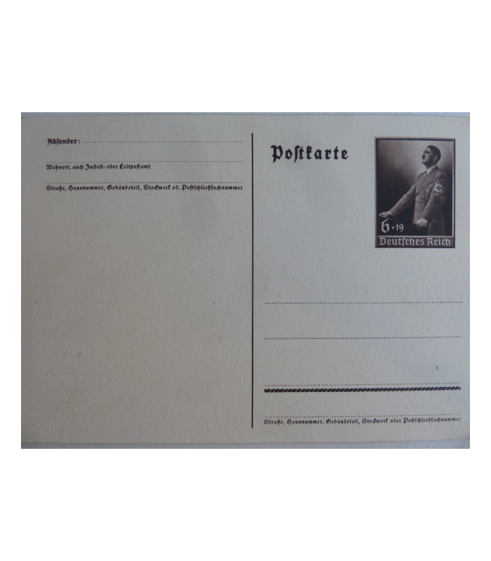 WW2 nazi post card