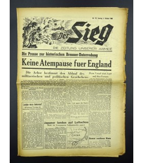 Journal de guerre 'Der Sieg'